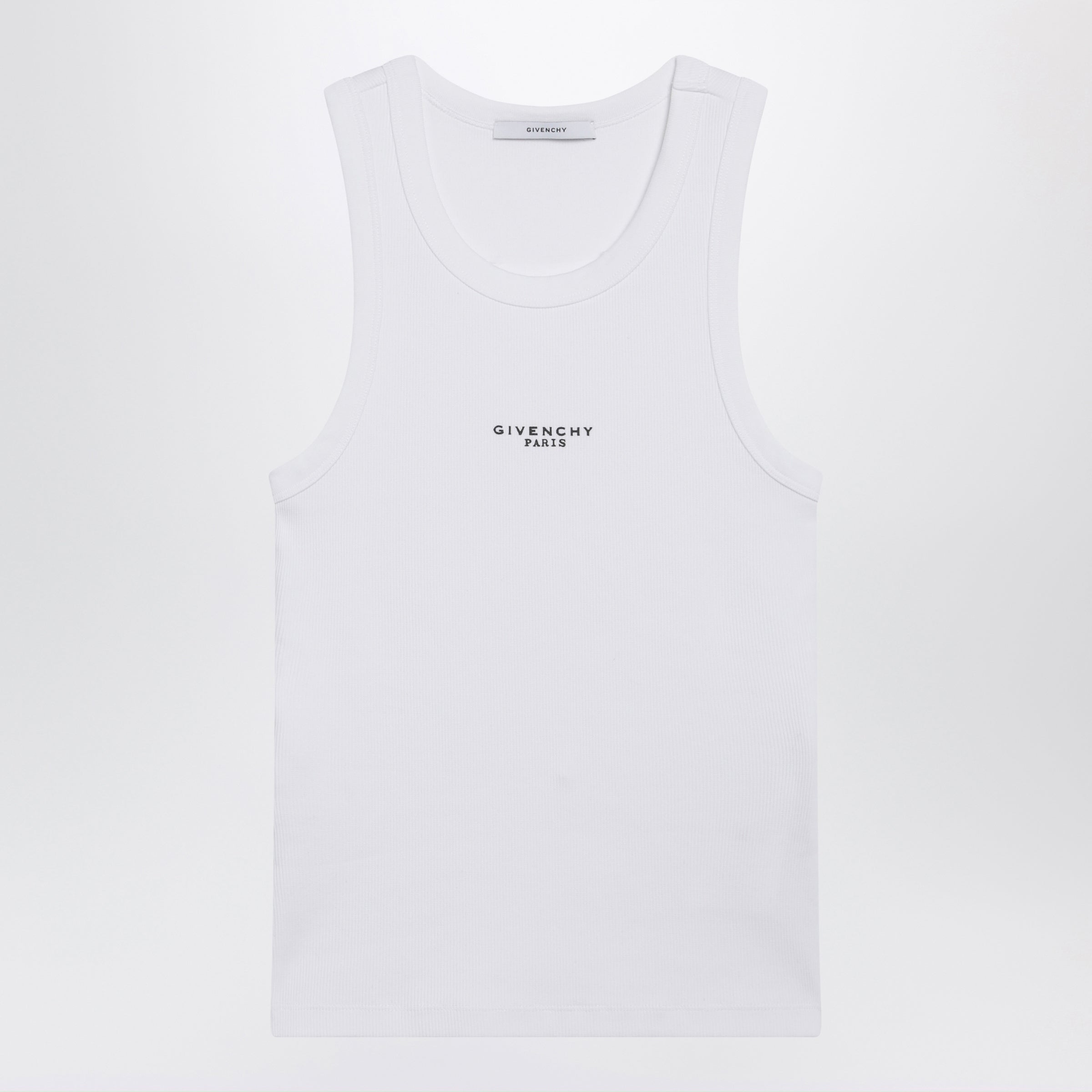Givenchy White Slim-Fit Tank Top With Logo Women