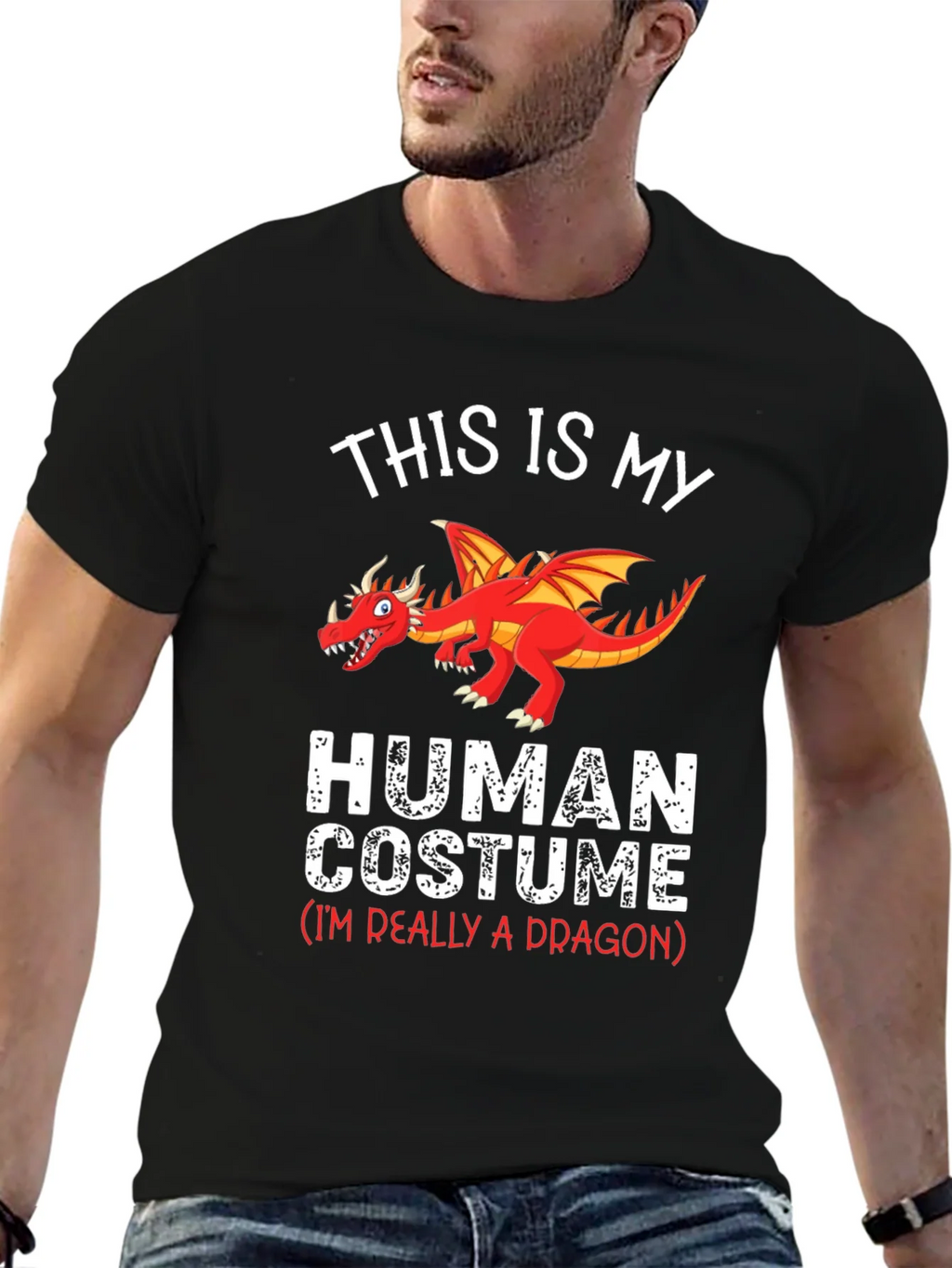 This is My Human Costume Dragon T-Shirt