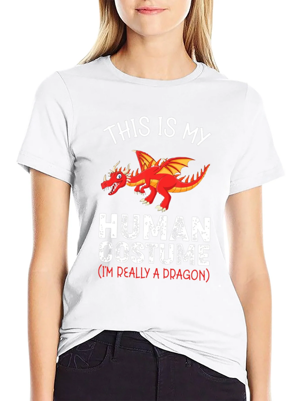 This is My Human Costume Dragon T-Shirt