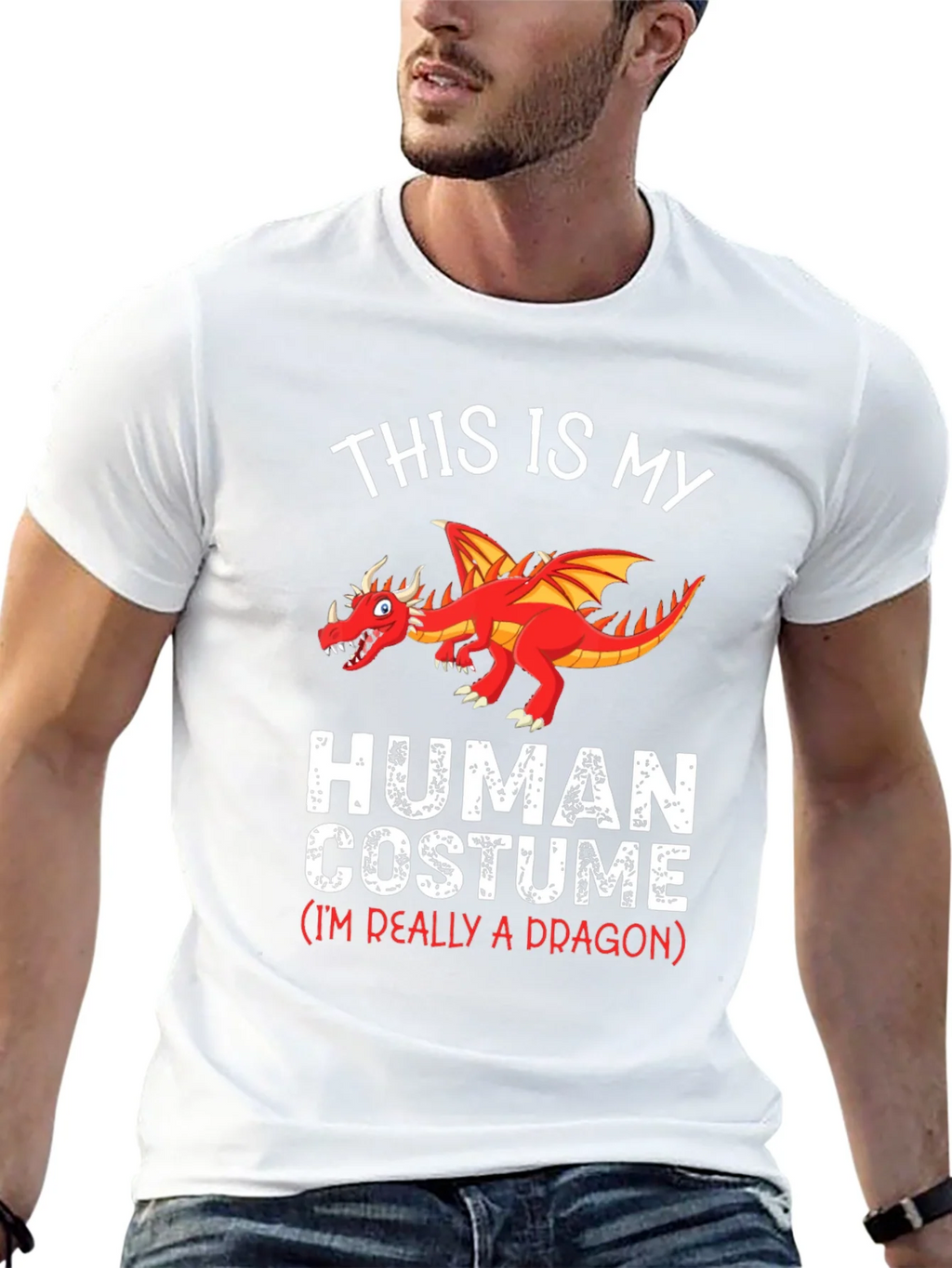 This is My Human Costume Dragon T-Shirt