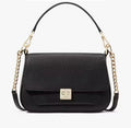 NWT Kate Spade Phoebe Small Flap Leather Crossbody Bag In Black