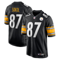 Pittsburgh Steelers Matt Sokol Black Team Game Jersey
