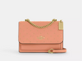 NWT Coach Klare Leather Crossbody Bag With Rivets In Peach