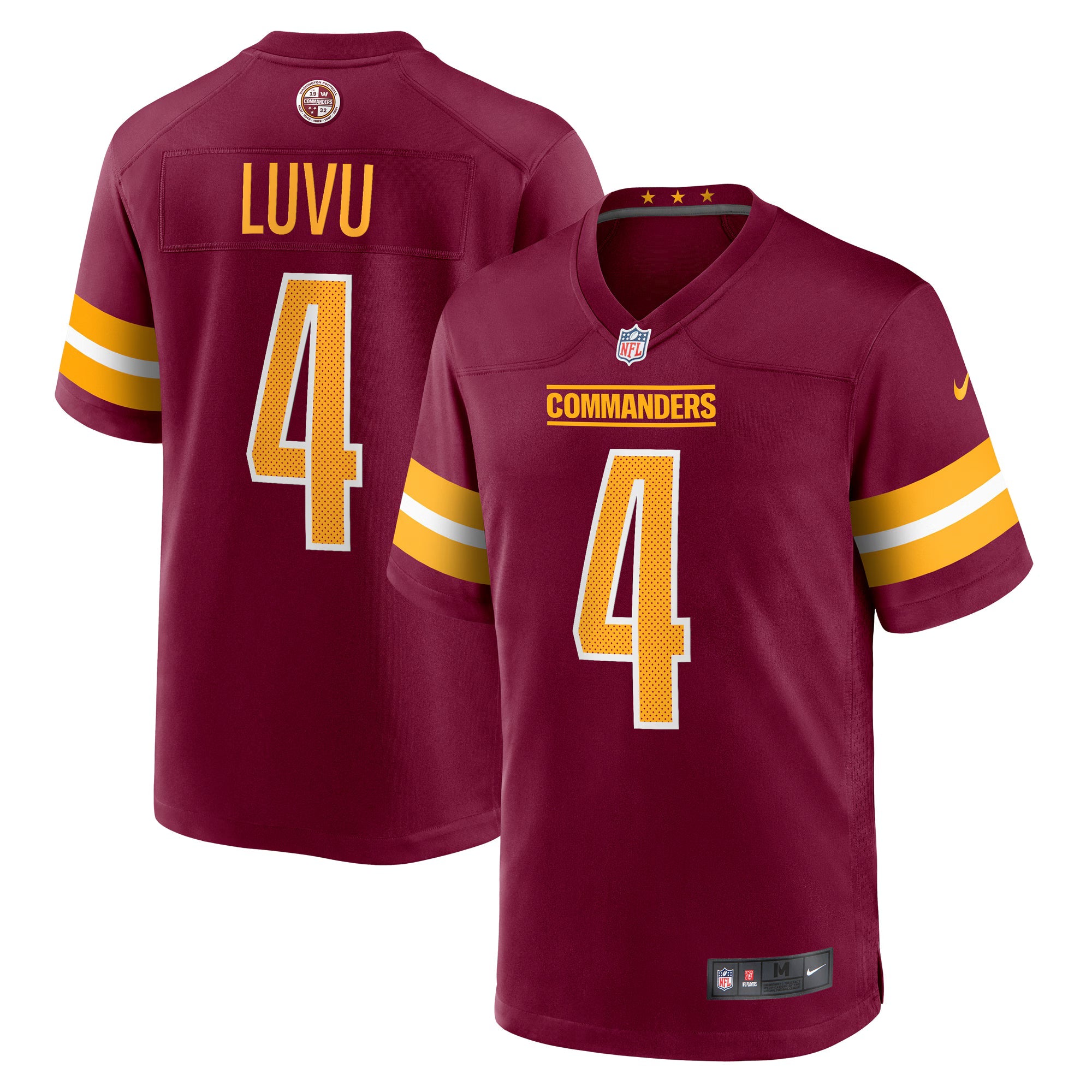 Washington Commanders Frankie Luvu Burgundy Game Jersey