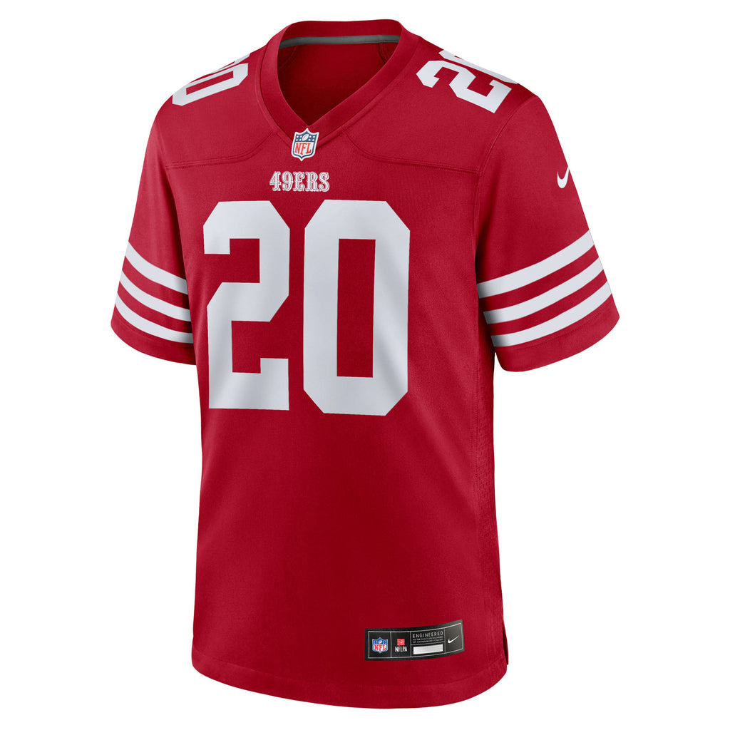 San Francisco 49ers Upton Stout Scarlet Team Game Jersey