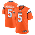 Denver Broncos Trent Sherfield Sr. Orange Team Game Jersey
