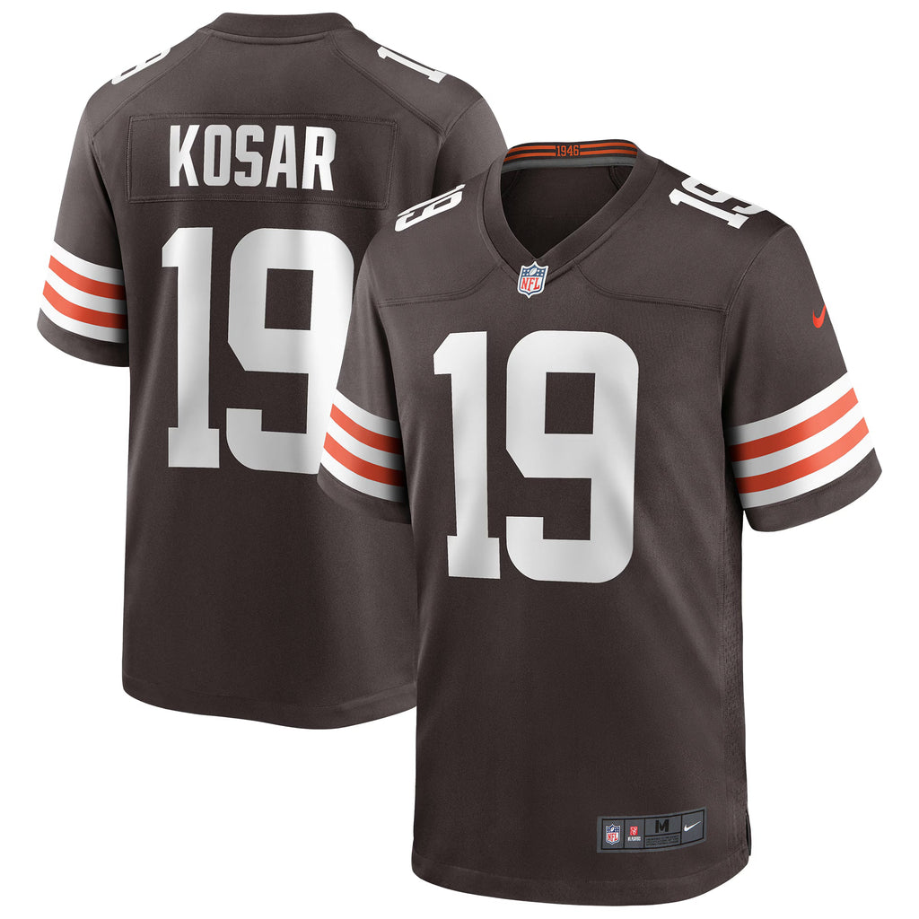 Cleveland Browns Bernie Kosar Brown Game Retired Player Jersey