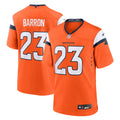 Denver Broncos Jahdae Barron Orange Team Game Jersey