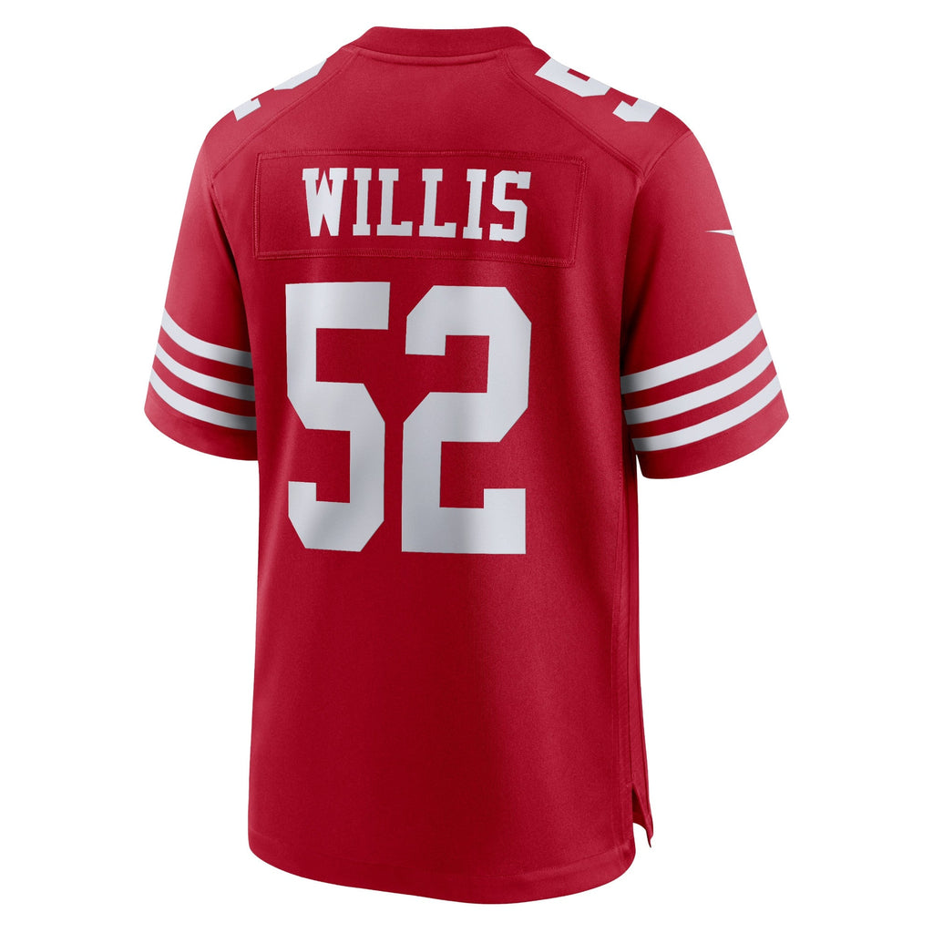 San Francisco 49ers Patrick Willis Scarlet Retired Player Game Jersey