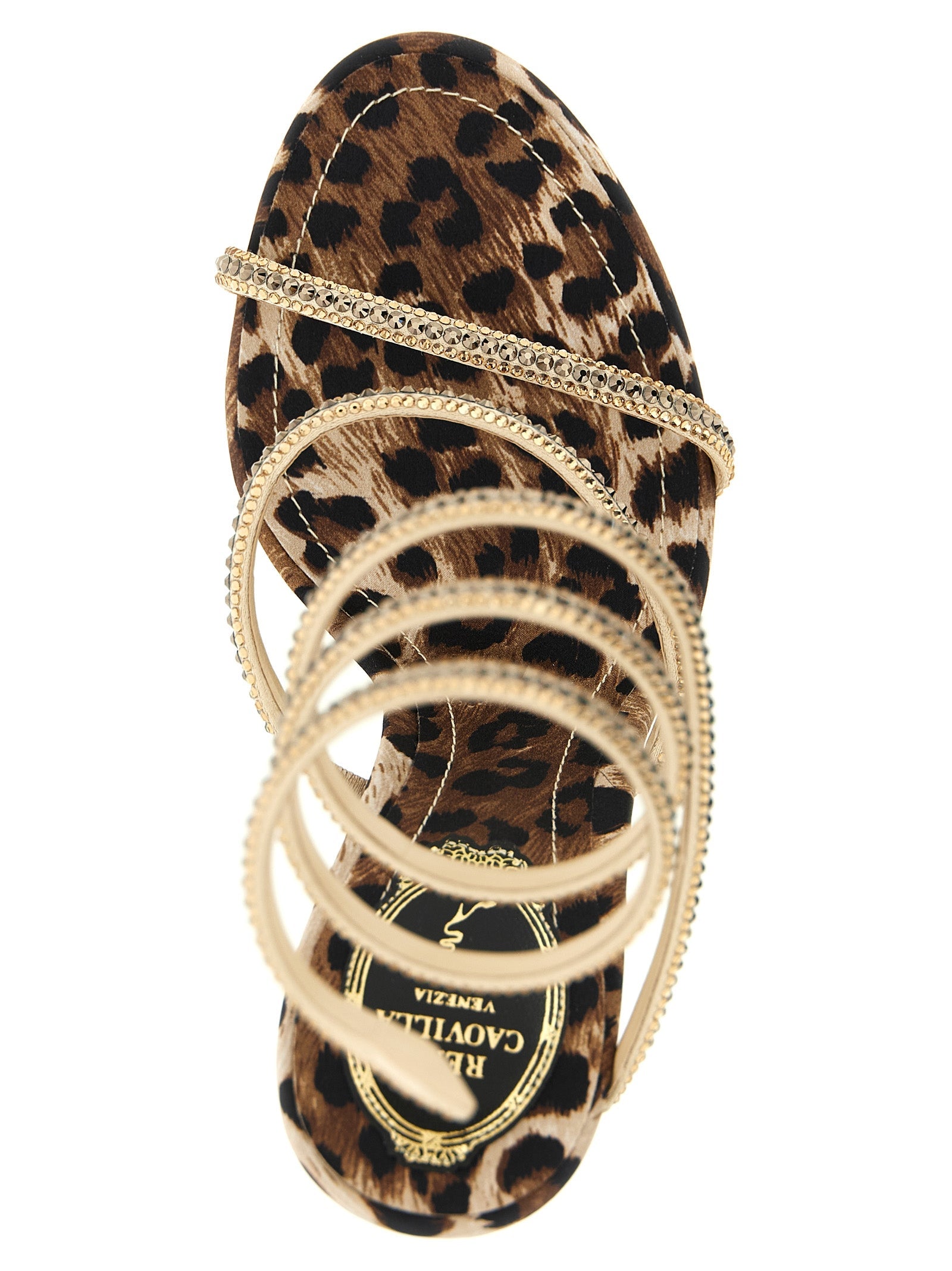 René Caovilla Women 'Cleo Leopard' Sandals