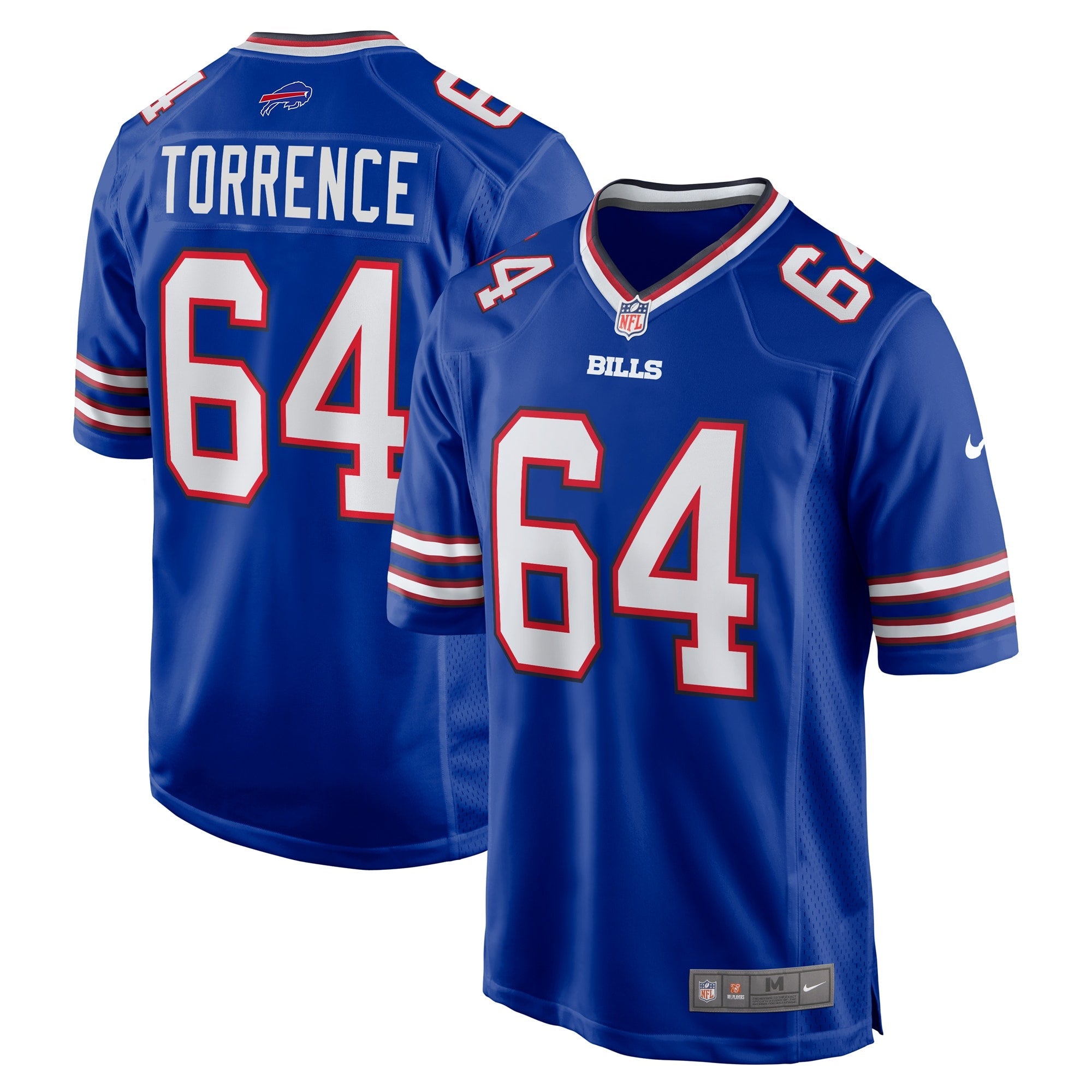 Buffalo Bills O'Cyrus Torrence Royal Home Game Jersey