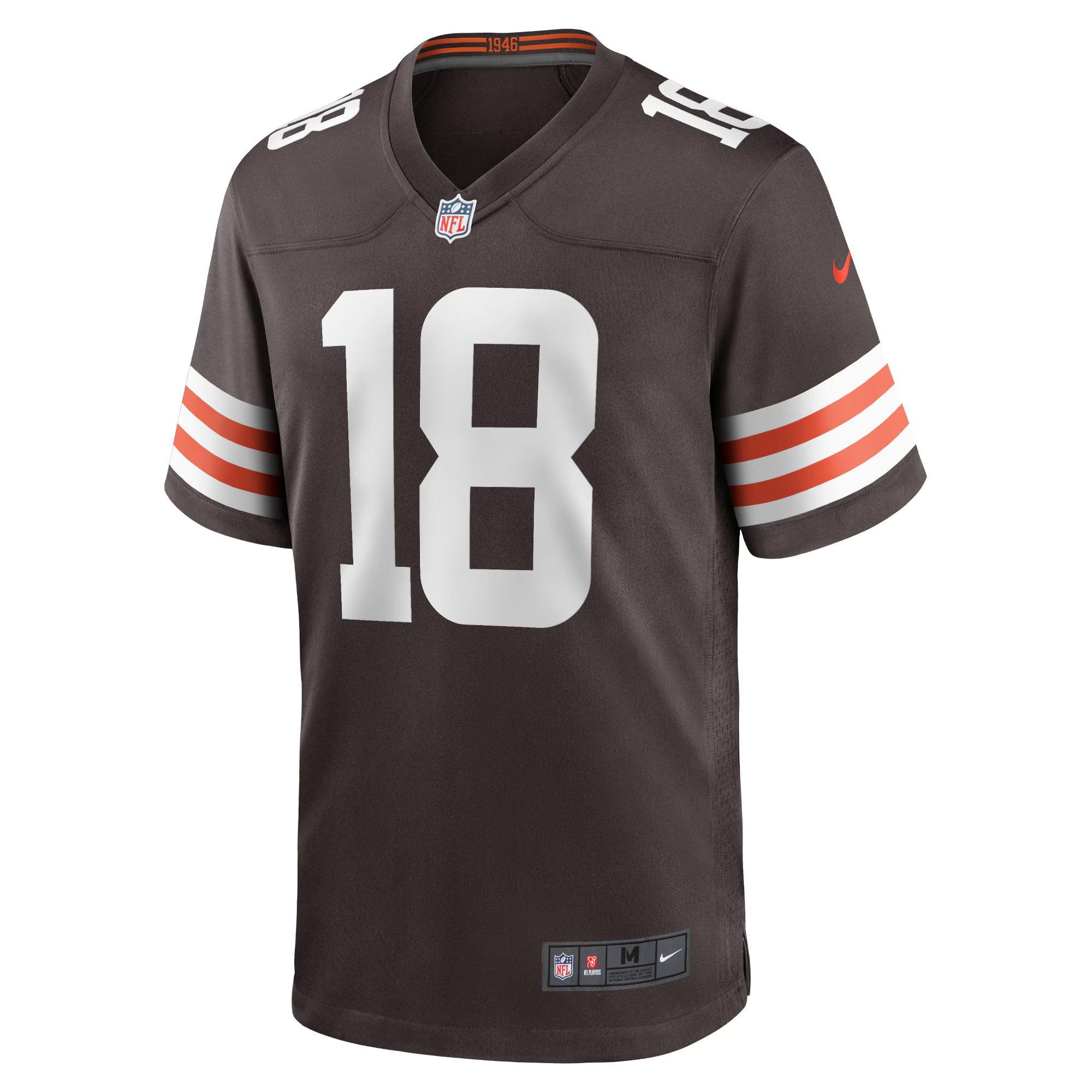 Cleveland Browns David Bell Brown Game Jersey