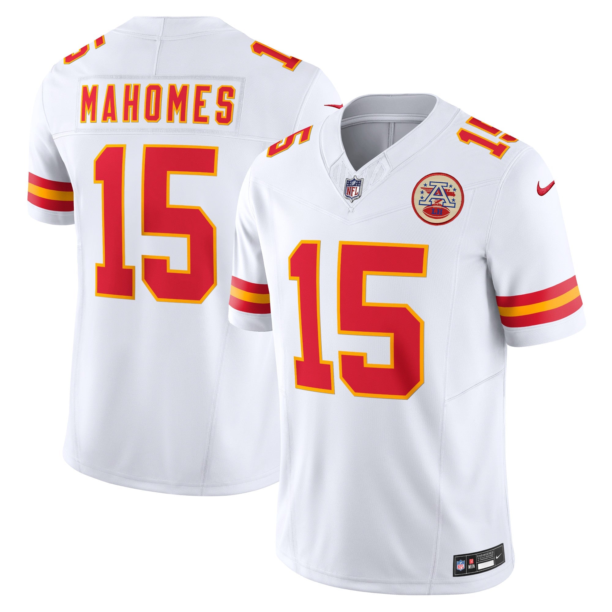 Kansas City Chiefs Patrick Mahomes White Vapor F.U.S.E. Limited Jersey