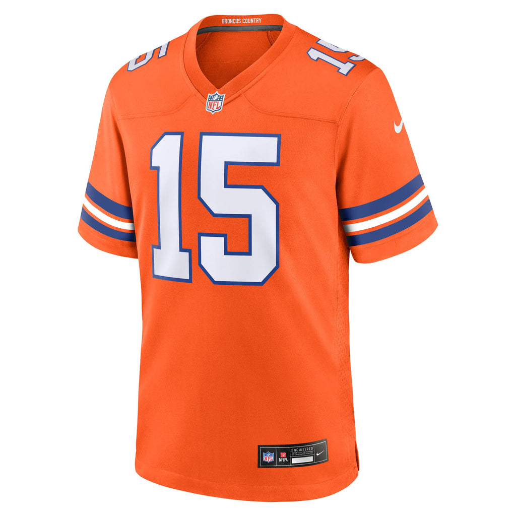 Denver Broncos Nik Bonitto Orange Alternate 2 Mile High Collection 1977 Throwback Game Jersey