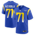 Los Angeles Rams Warren McClendon Jr. Royal Team Game Jersey