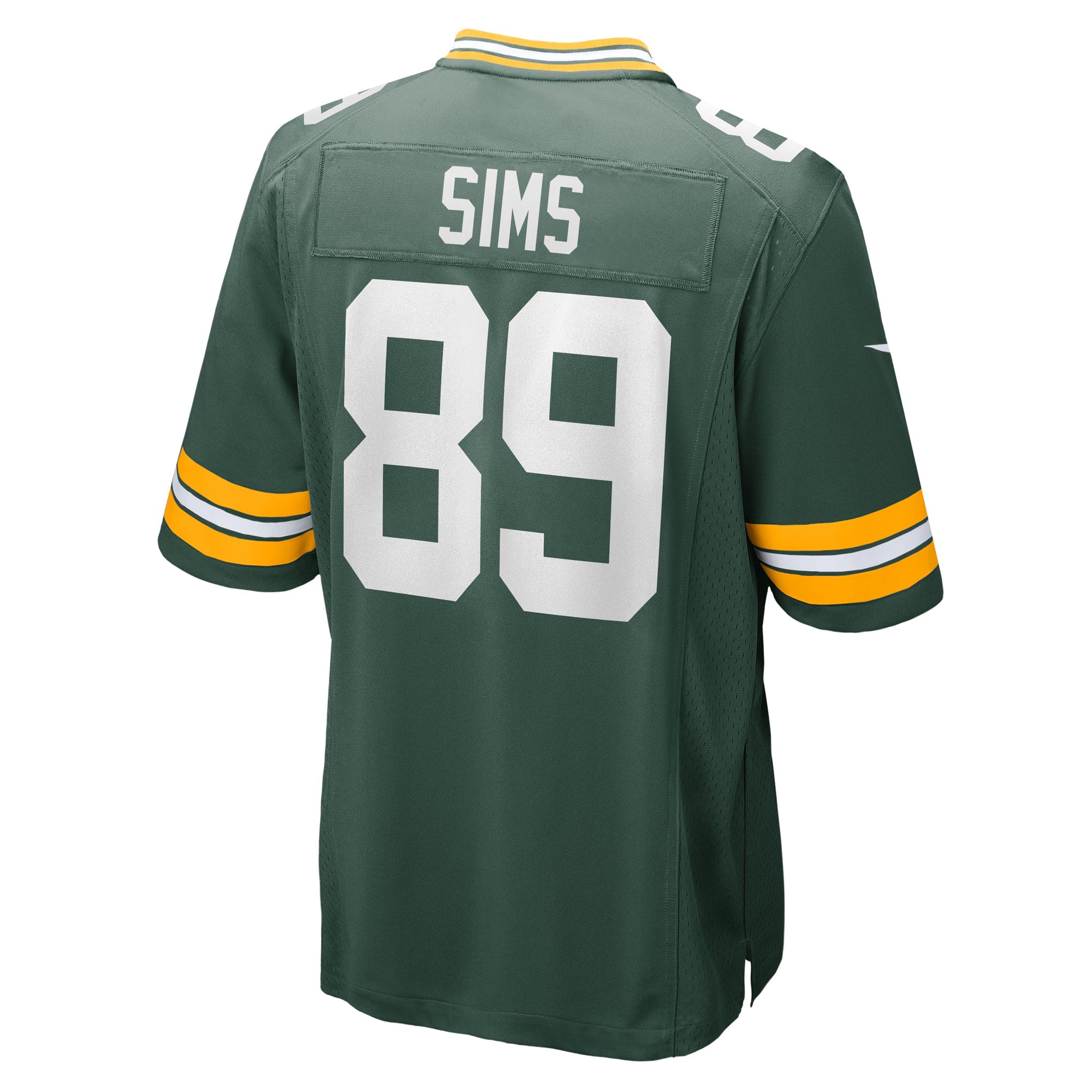 Green Bay Packers Ben Sims Green Team Game Jersey