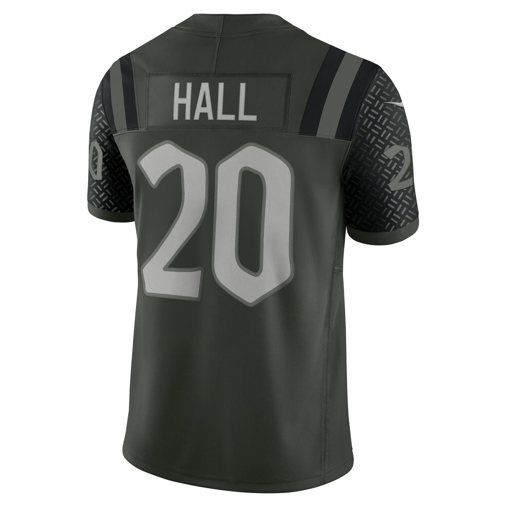 New York Jets Breece Hall Gotham Green 2025 Rivalries Collection Limited Jersey
