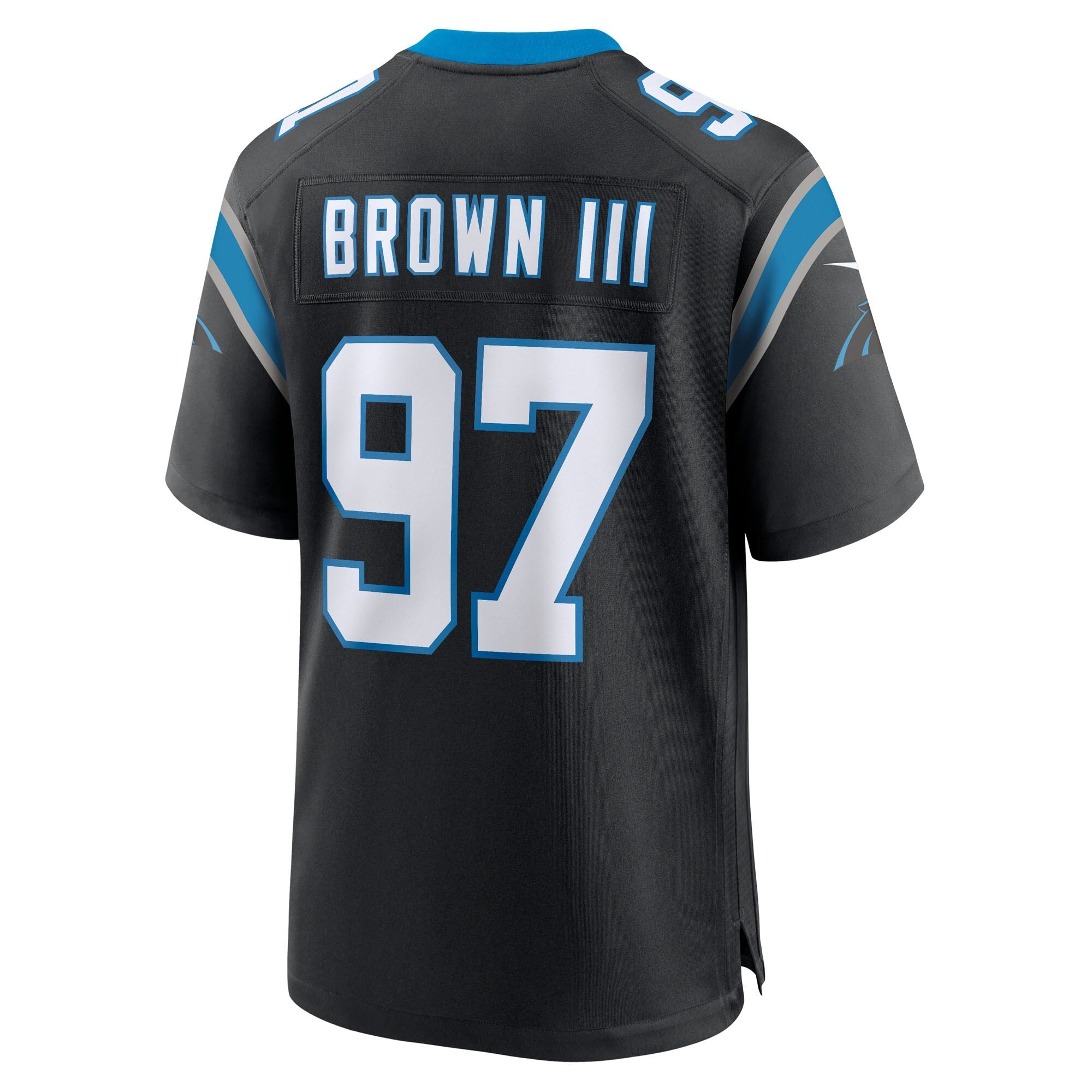 Carolina Panthers Bobby Brown III Black Team Game Jersey