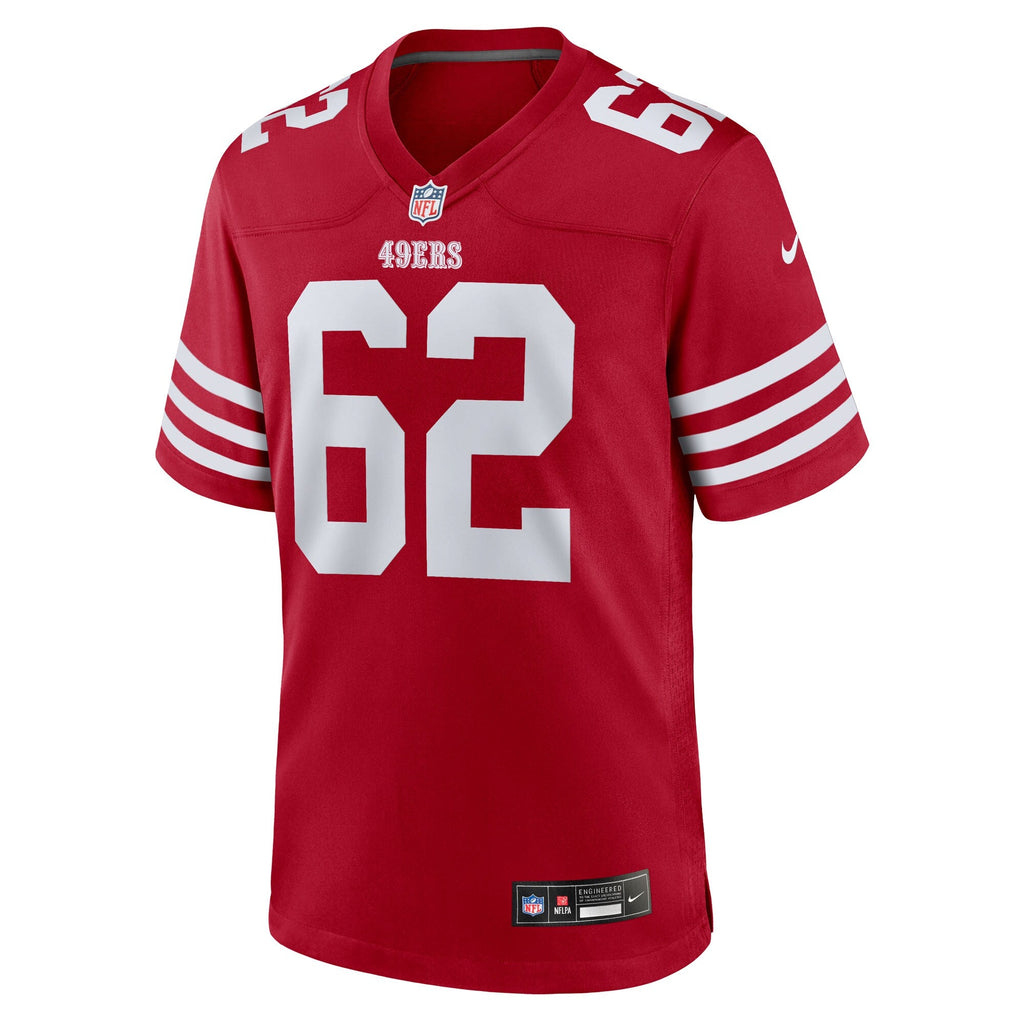 San Francisco 49ers Austen Pleasants Scarlet Team Game Jersey