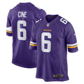 Minnesota Vikings Lewis Cine Purple Game Player Jersey