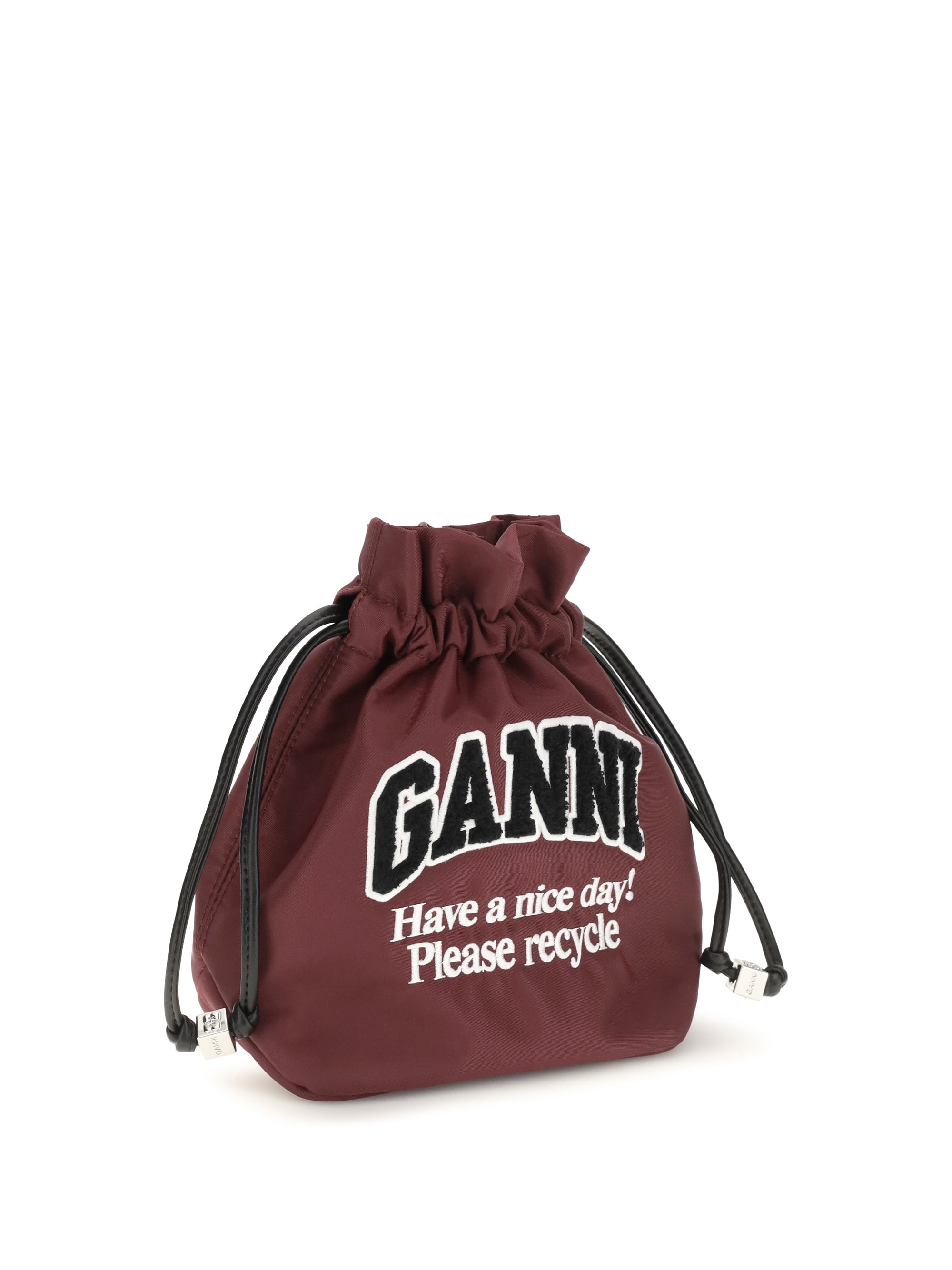Ganni Women Nylon Pouch