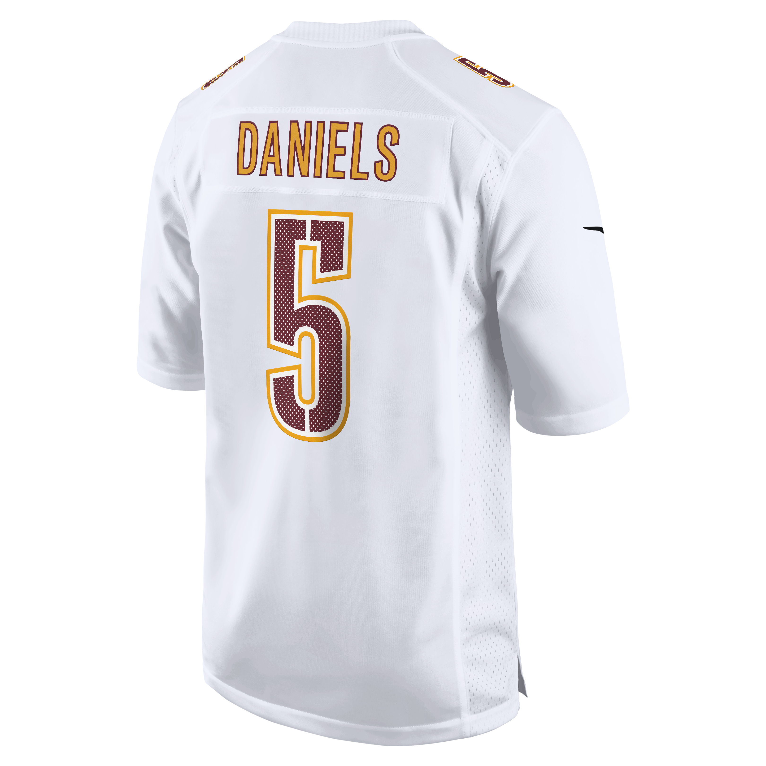 Washington Commanders Jayden Daniels Tundra White Fashion Jersey