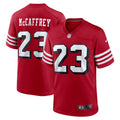 San Francisco 49ers Christian McCaffrey Scarlet Alternate Game Player Jersey