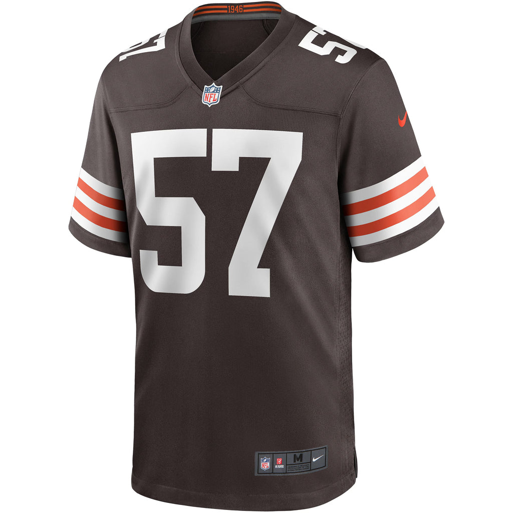 Cleveland Browns Clay Matthews Brown Game Retired Player Jersey