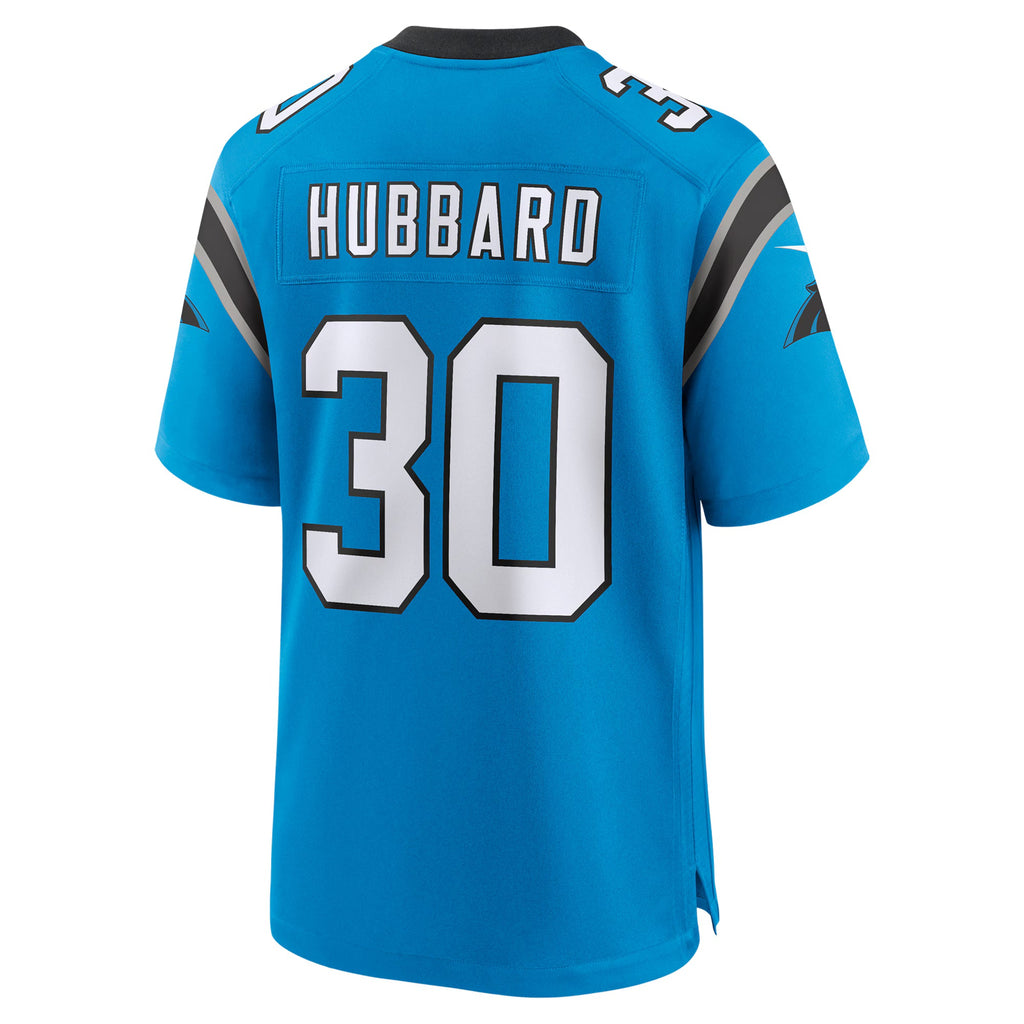 Carolina Panthers Chuba Hubbard Blue Alternate Game Jersey
