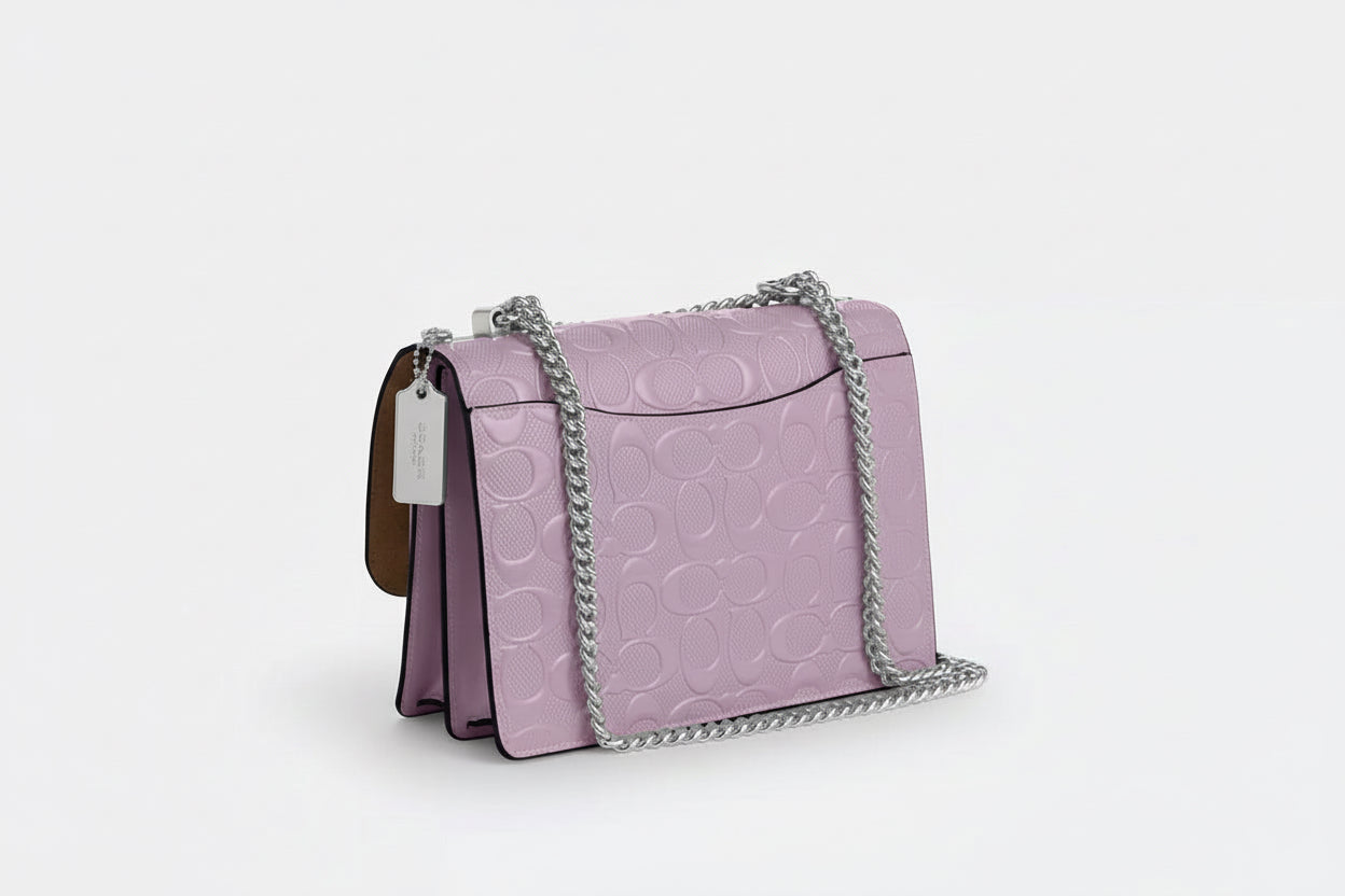 NWT Coach Klare Crossbody Bag In Signature Leather In Light Violet