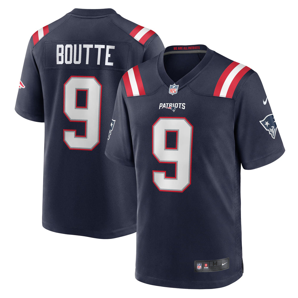 New England Patriots Kayshon Boutte Navy Game Jersey