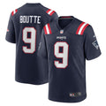 New England Patriots Kayshon Boutte Navy Game Jersey