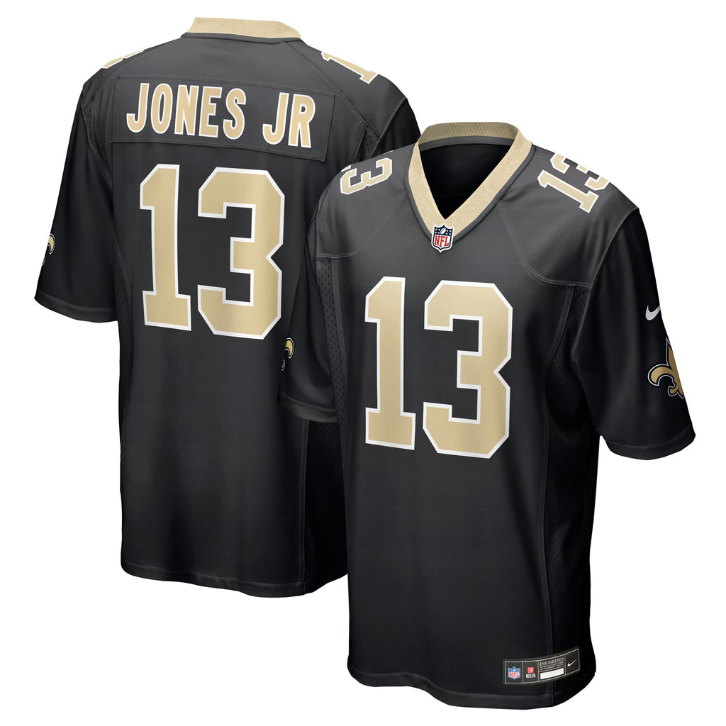 New Orleans Saints Velus Jones Jr. Black Team Game Jersey