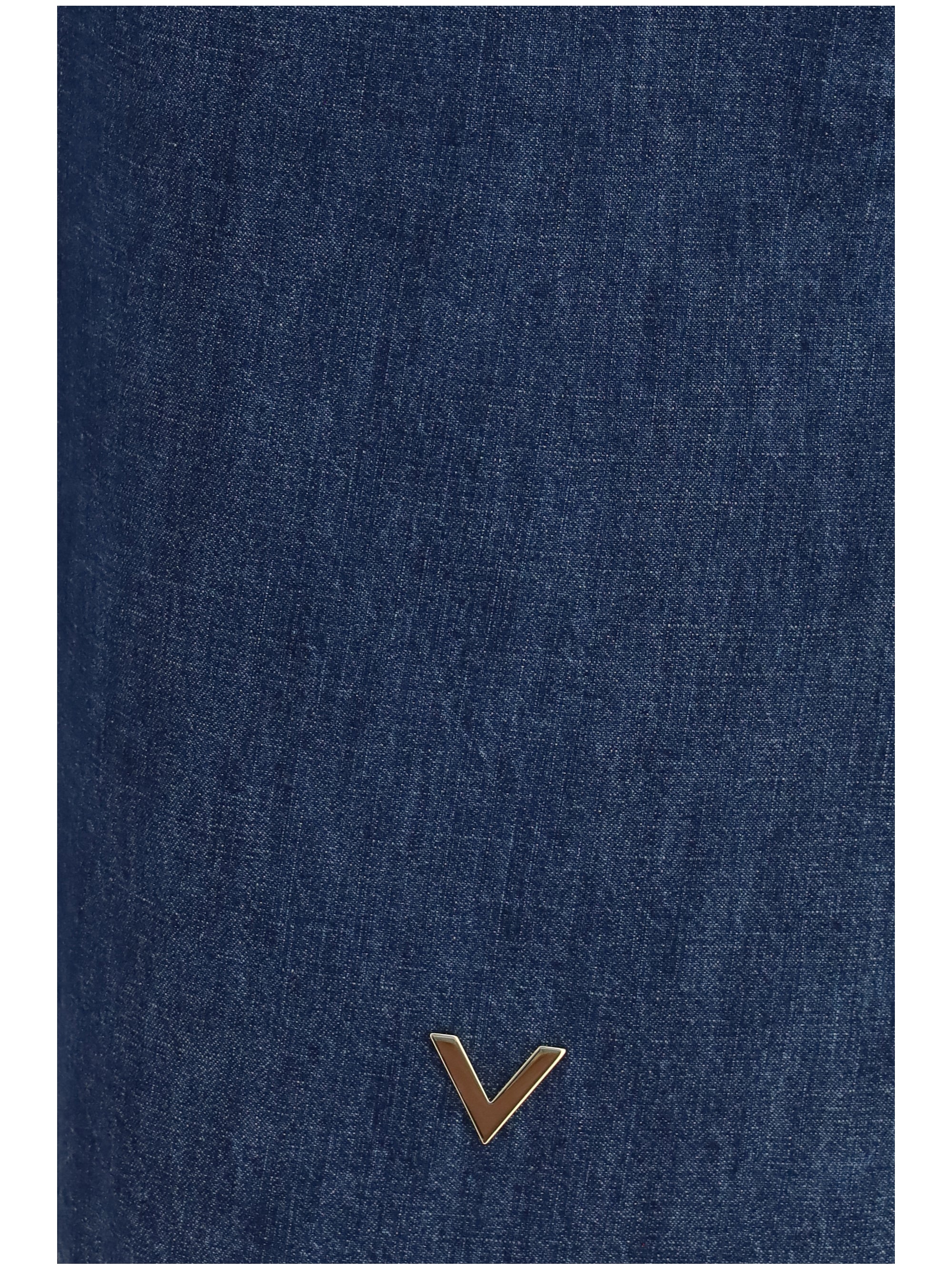 Valentino Women Chambray Denim Dress