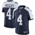 Dallas Cowboys Dak Prescott Navy Alternate Vapor Limited Jersey