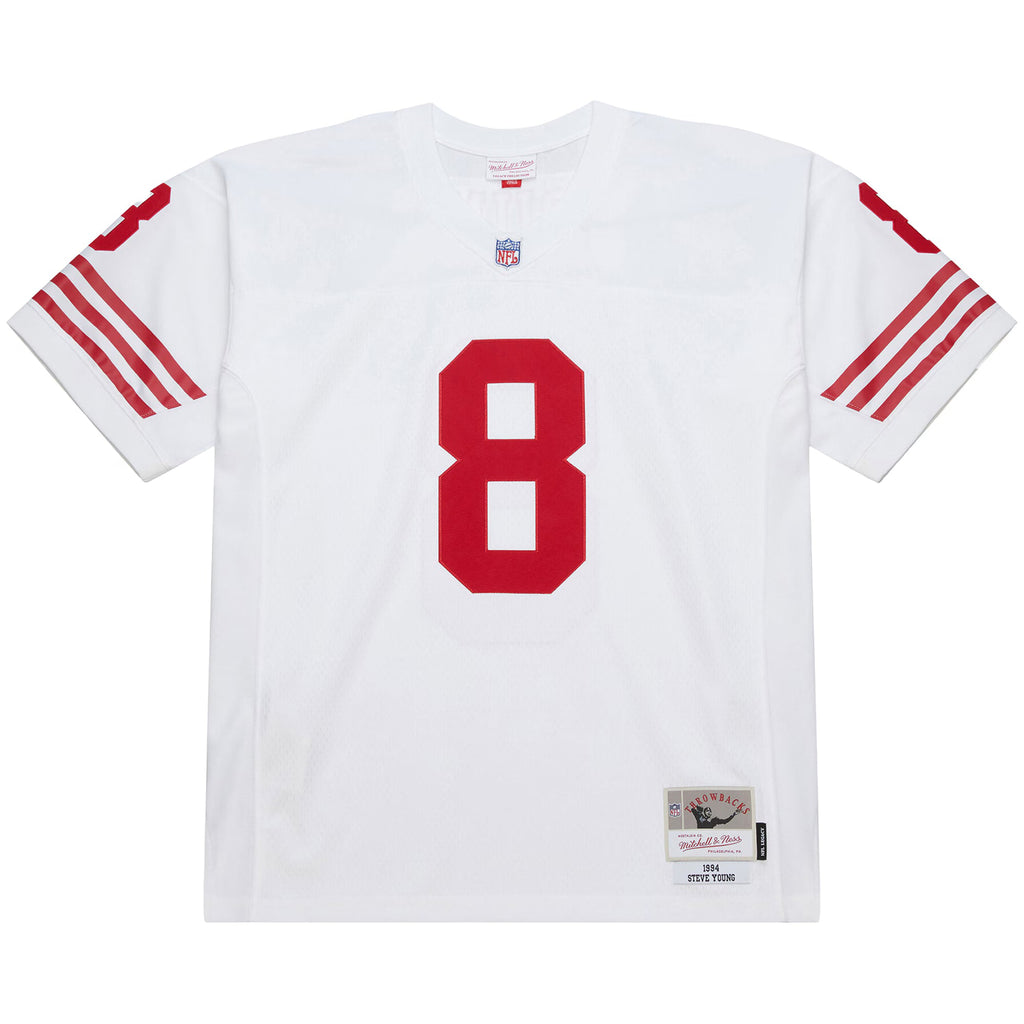 San Francisco 49ers Steve Young Mitchell & Ness White 1994 Legacy Replica Jersey