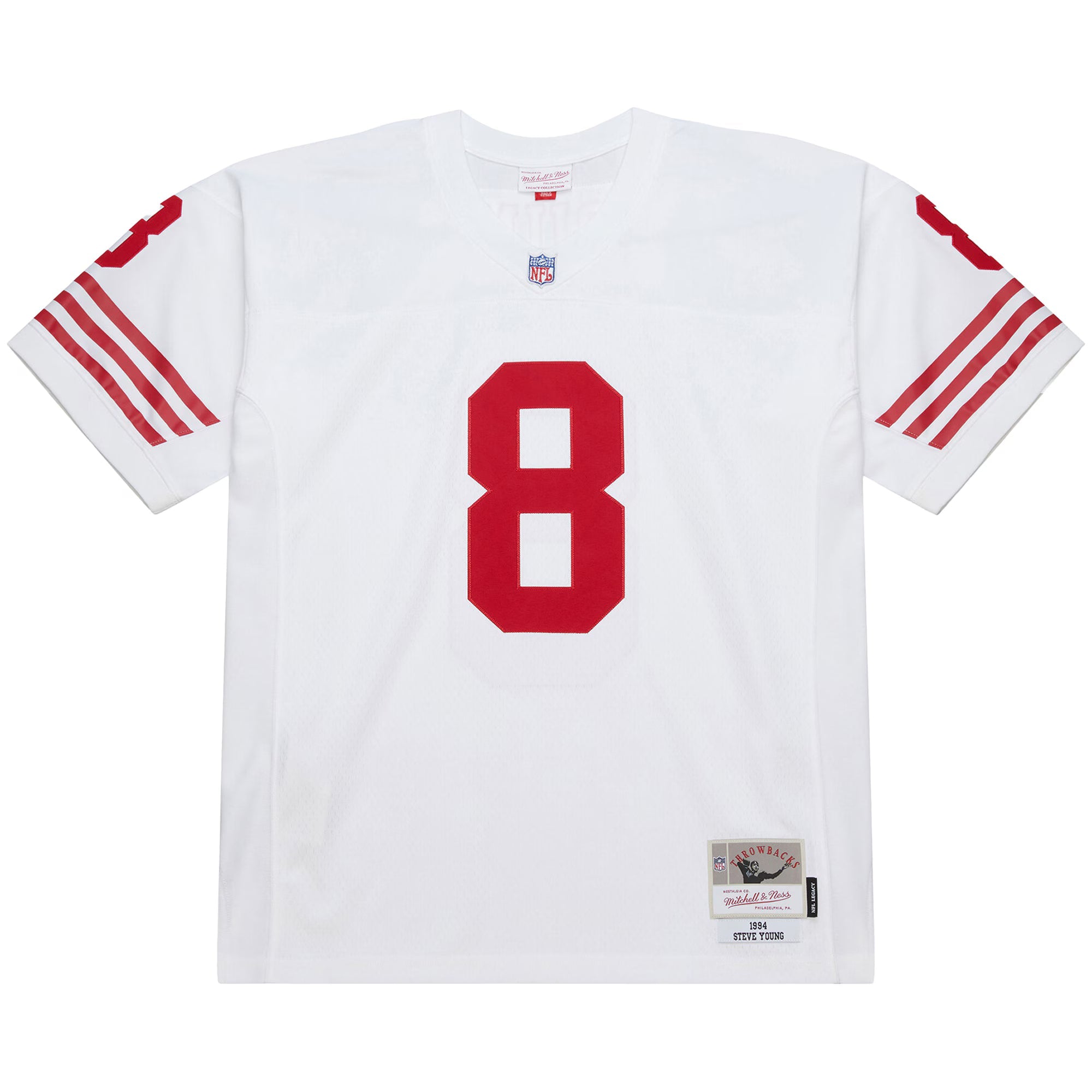 San Francisco 49ers Steve Young Mitchell & Ness White 1994 Legacy Replica Jersey