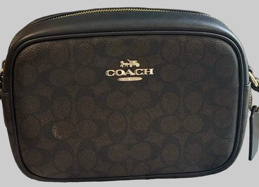 NWT Coach Medium Jamie Camera Crossbody Bag In Signature Canvas