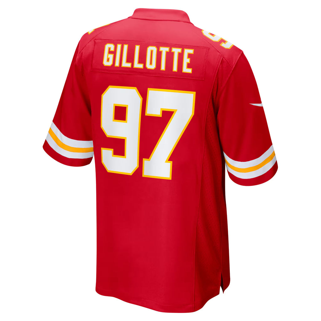 Kansas City Chiefs Ashton Gillotte Red Team Game Jersey