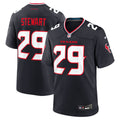 Houston Texans M.J. Stewart Navy Team Game Jersey