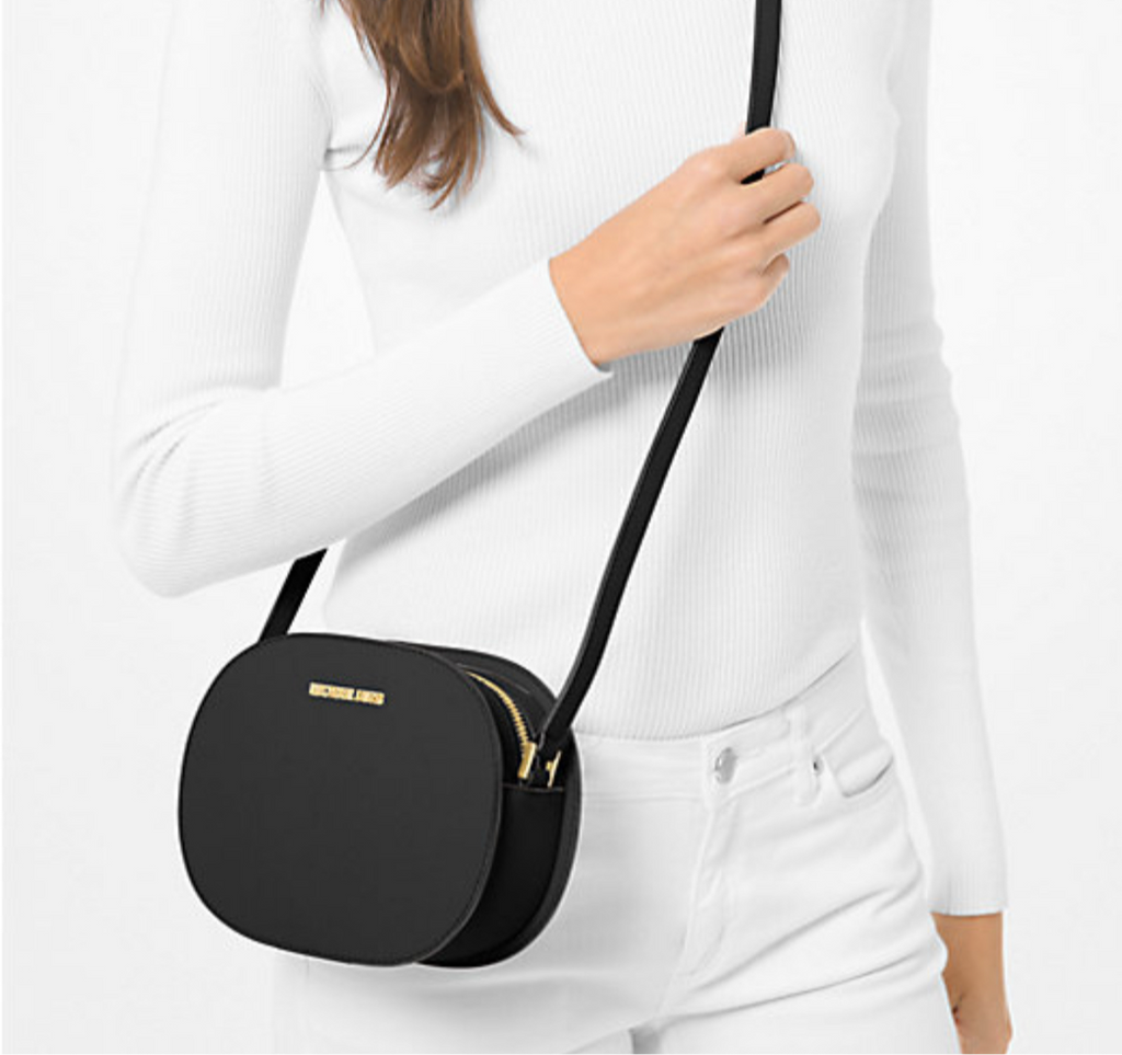 NWT Michael Kors Jet Set Travel Medium Saffiano Leather Crossbody Bag