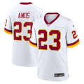 Washington Commanders Trey Amos White Game Super Bowl Era Jersey