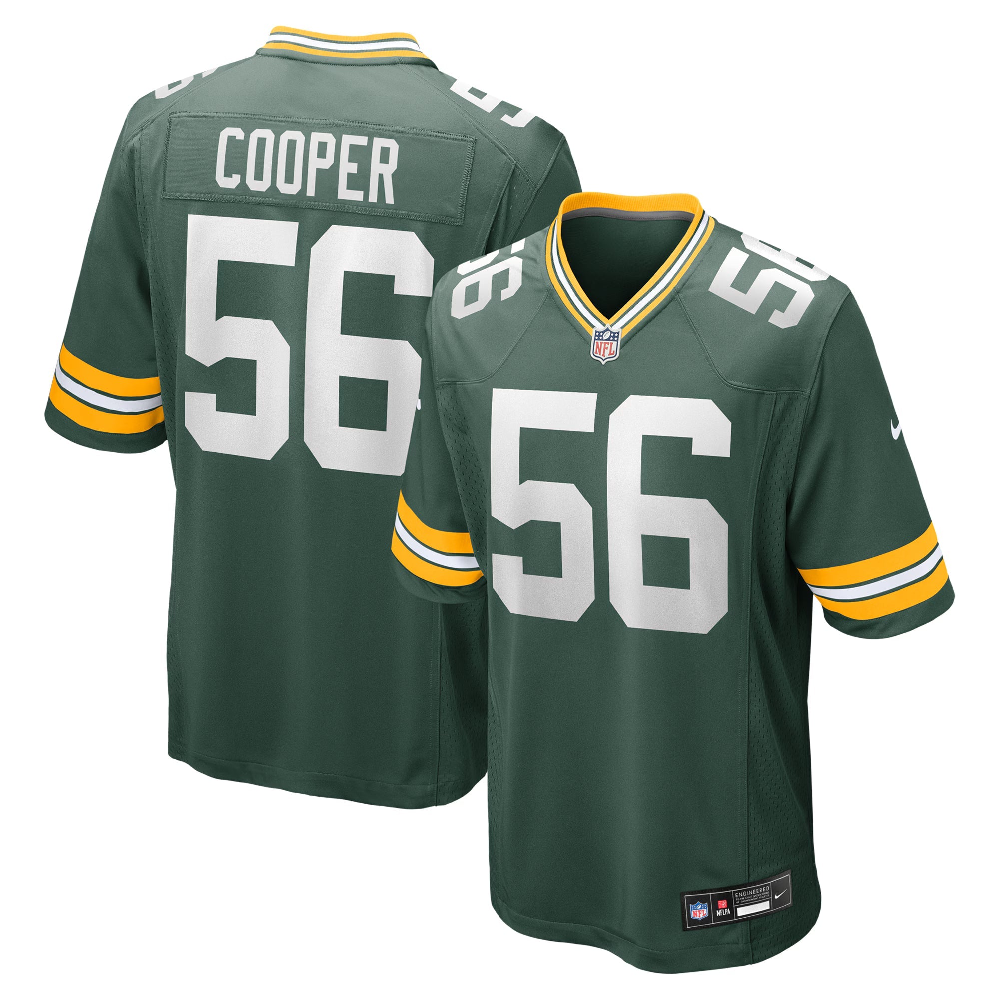 Green Bay Packers Edgerrin Cooper Green Game Jersey