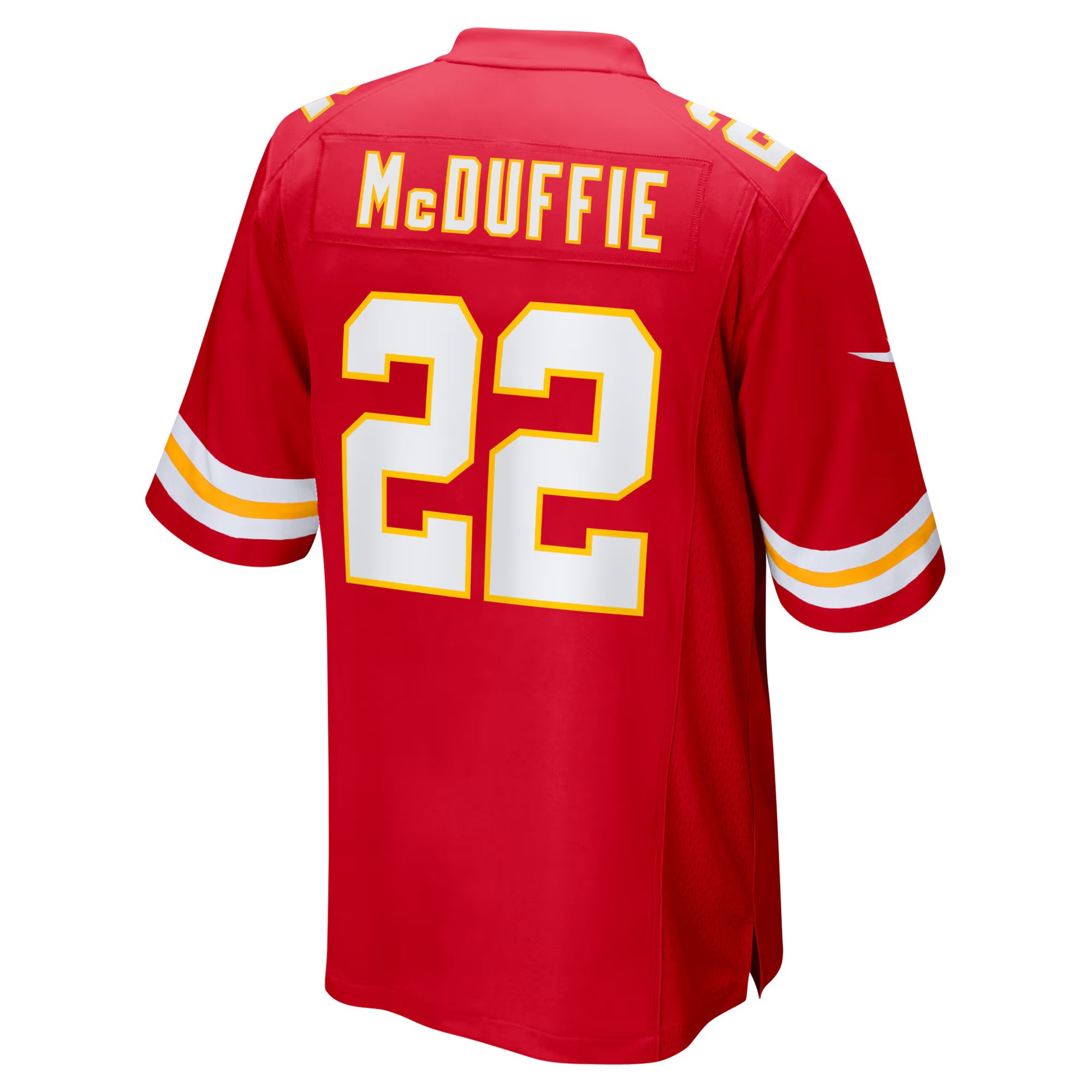 Kansas City Chiefs Trent McDuffie Red Game Jersey