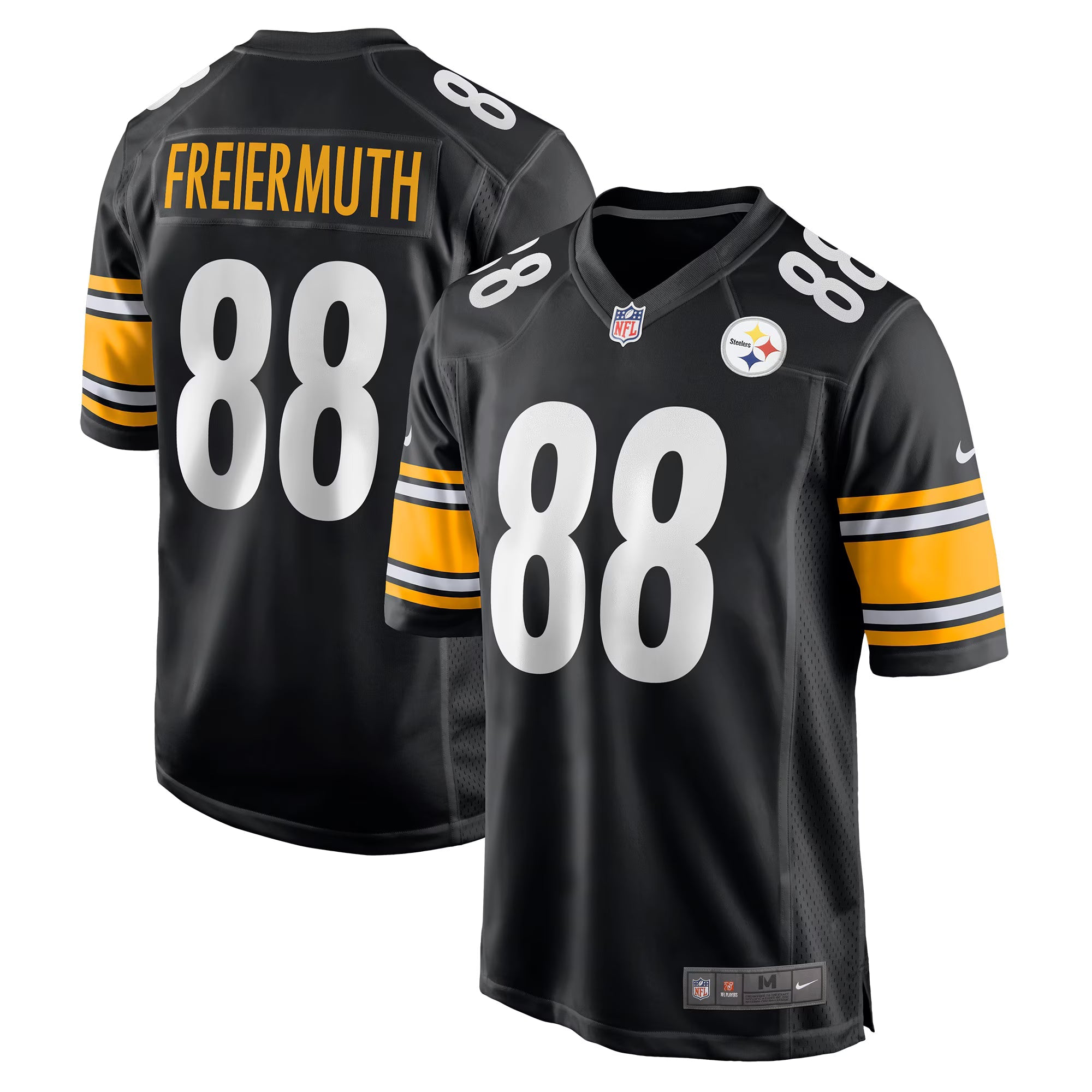 Pittsburgh Steelers Pat Freiermuth Black Game Jersey