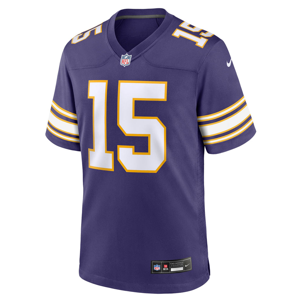 Minnesota Vikings Dallas Turner Purple Alternate Game Jersey