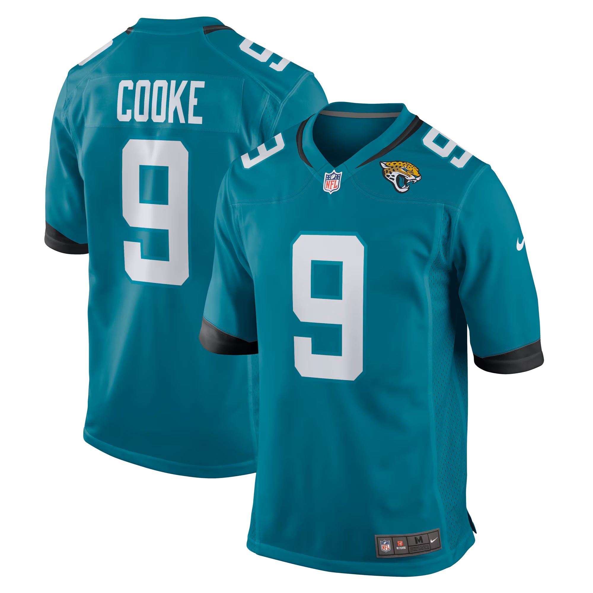 Jacksonville Jaguars Logan Cooke Teal Game Jersey