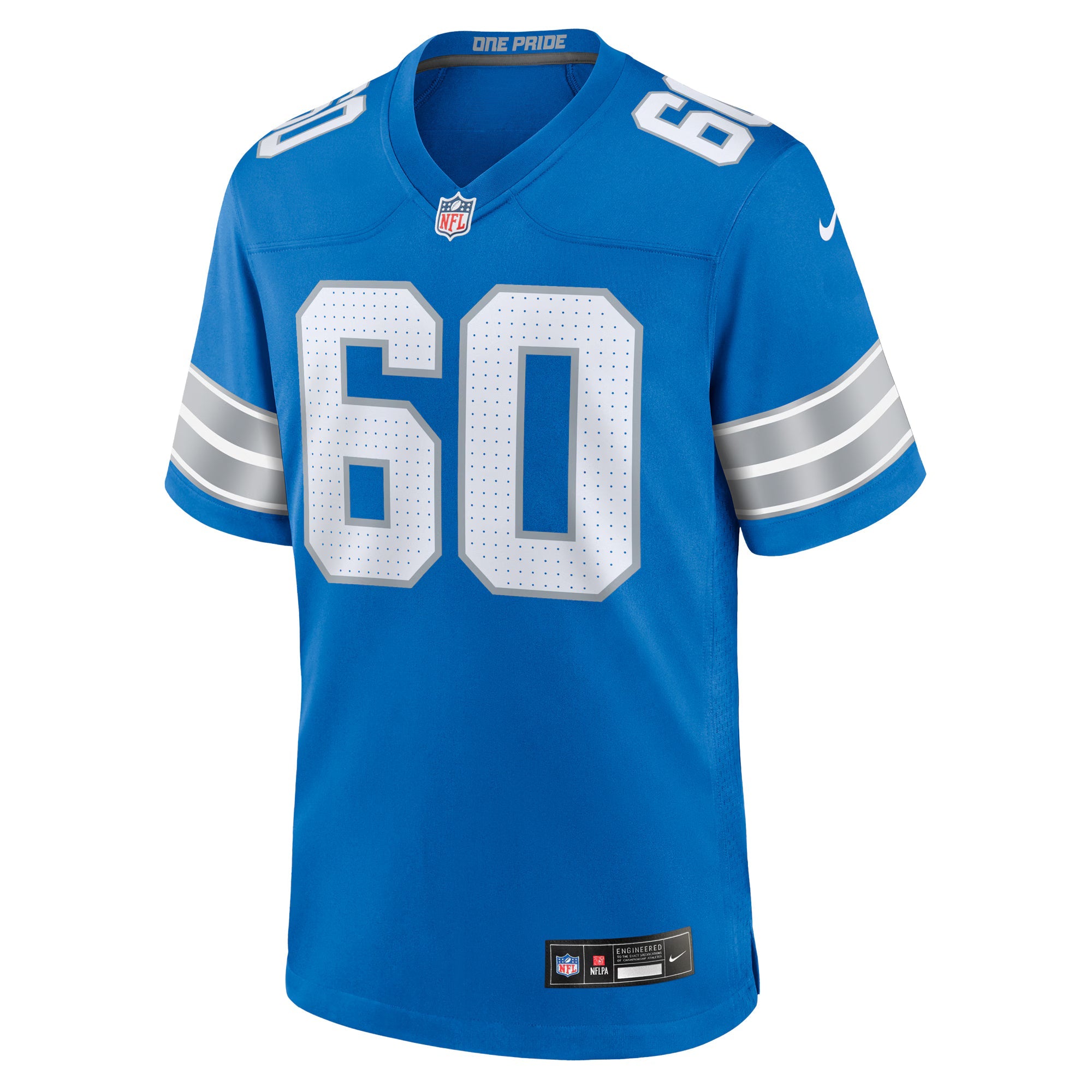 Detroit Lions Graham Glasgow Blue Team Game Jersey