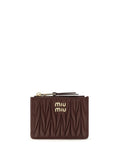 Miu Miu Women Leather Wallet With Logo