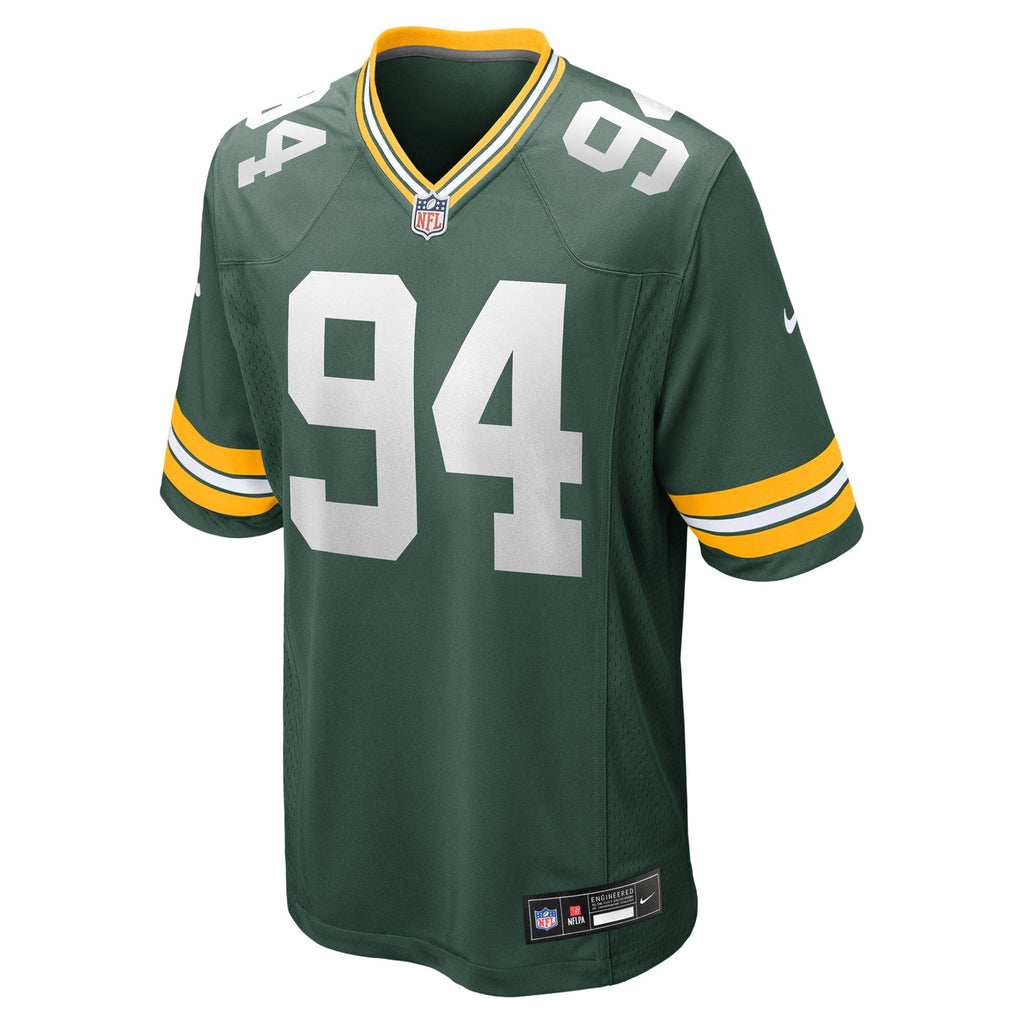 Green Bay Packers Karl Brooks Green Game Jersey